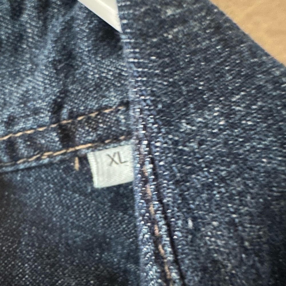 Saturdays Nyc Denim Ss Button Down - Euc - image 3